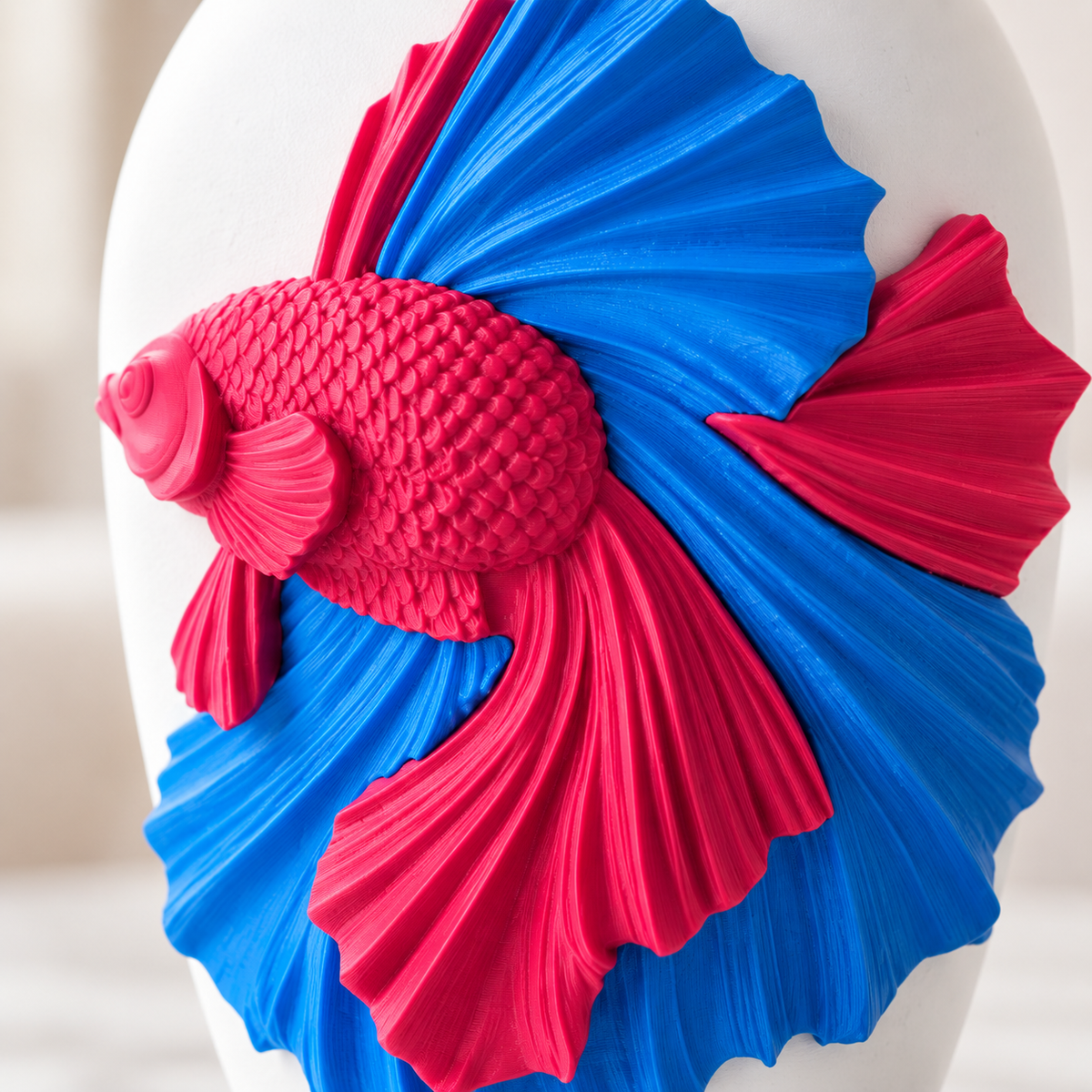 Betta Fish Vase – texture detail