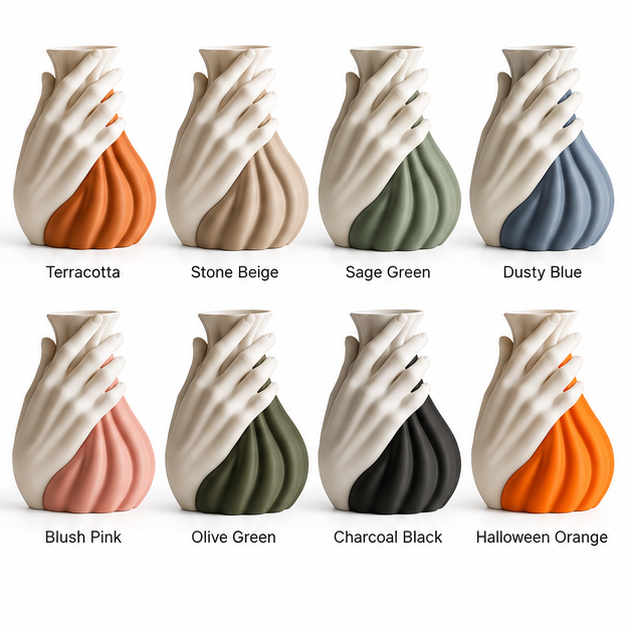 Reaching Hand Vase – color options