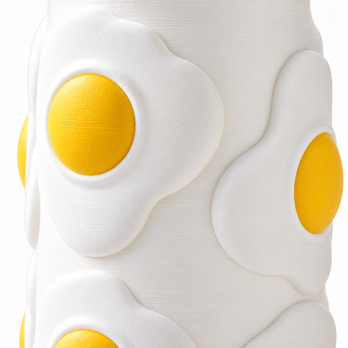 Fried Egg Vase – texture detail