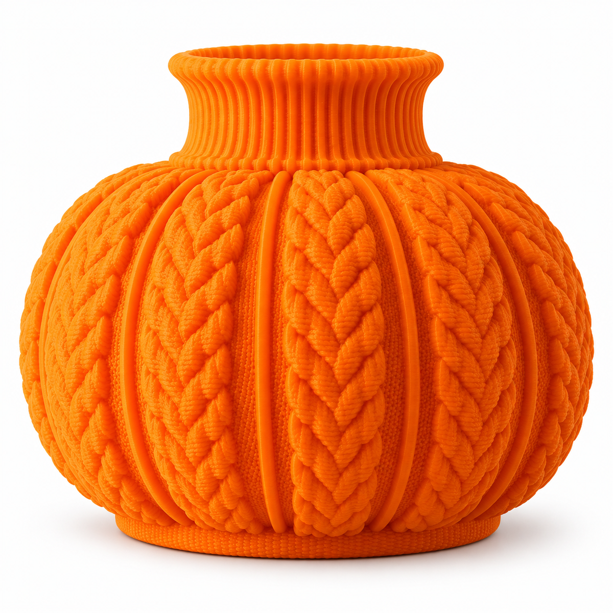 Knitted Pumpkin Vase – product view