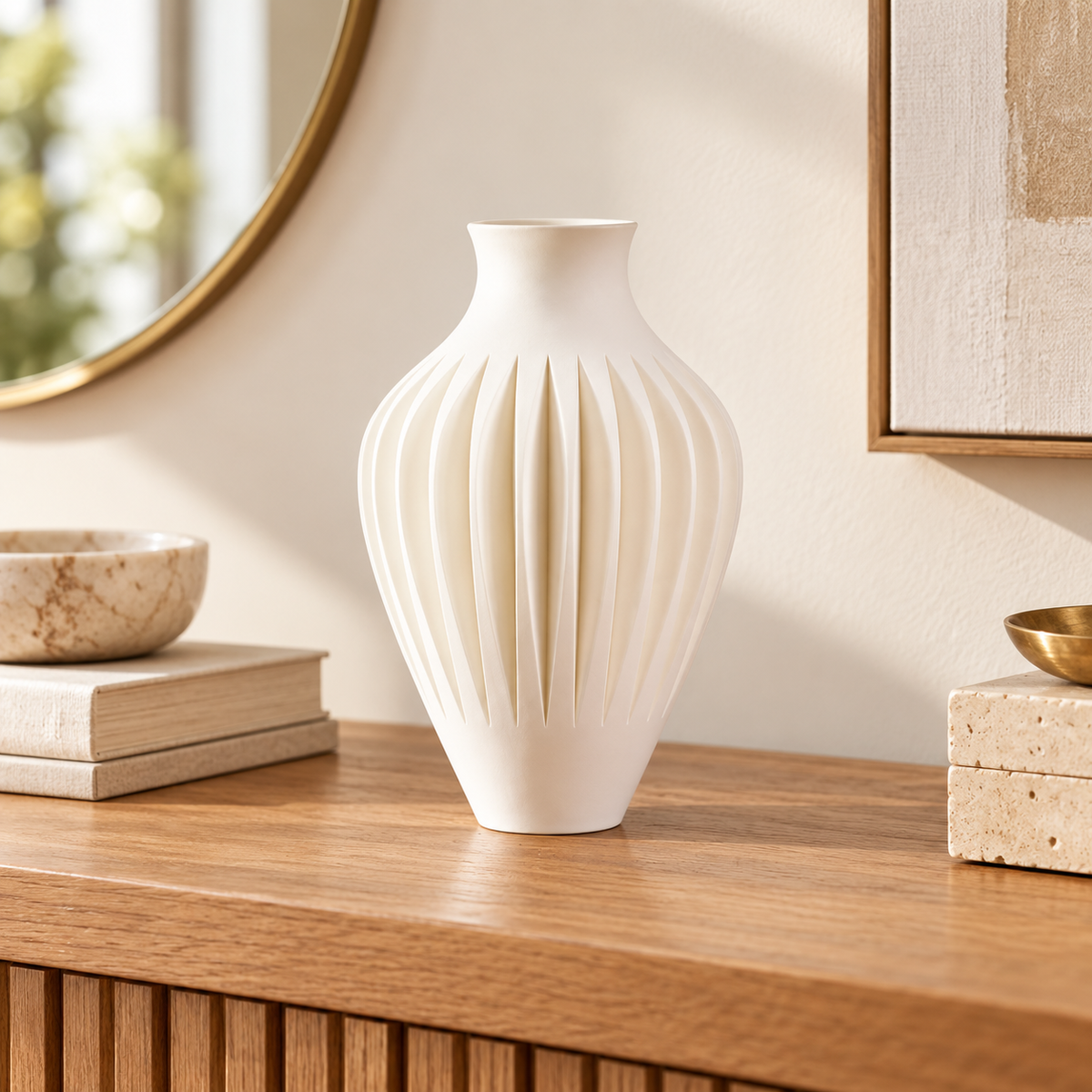 Fluted Vase – color options