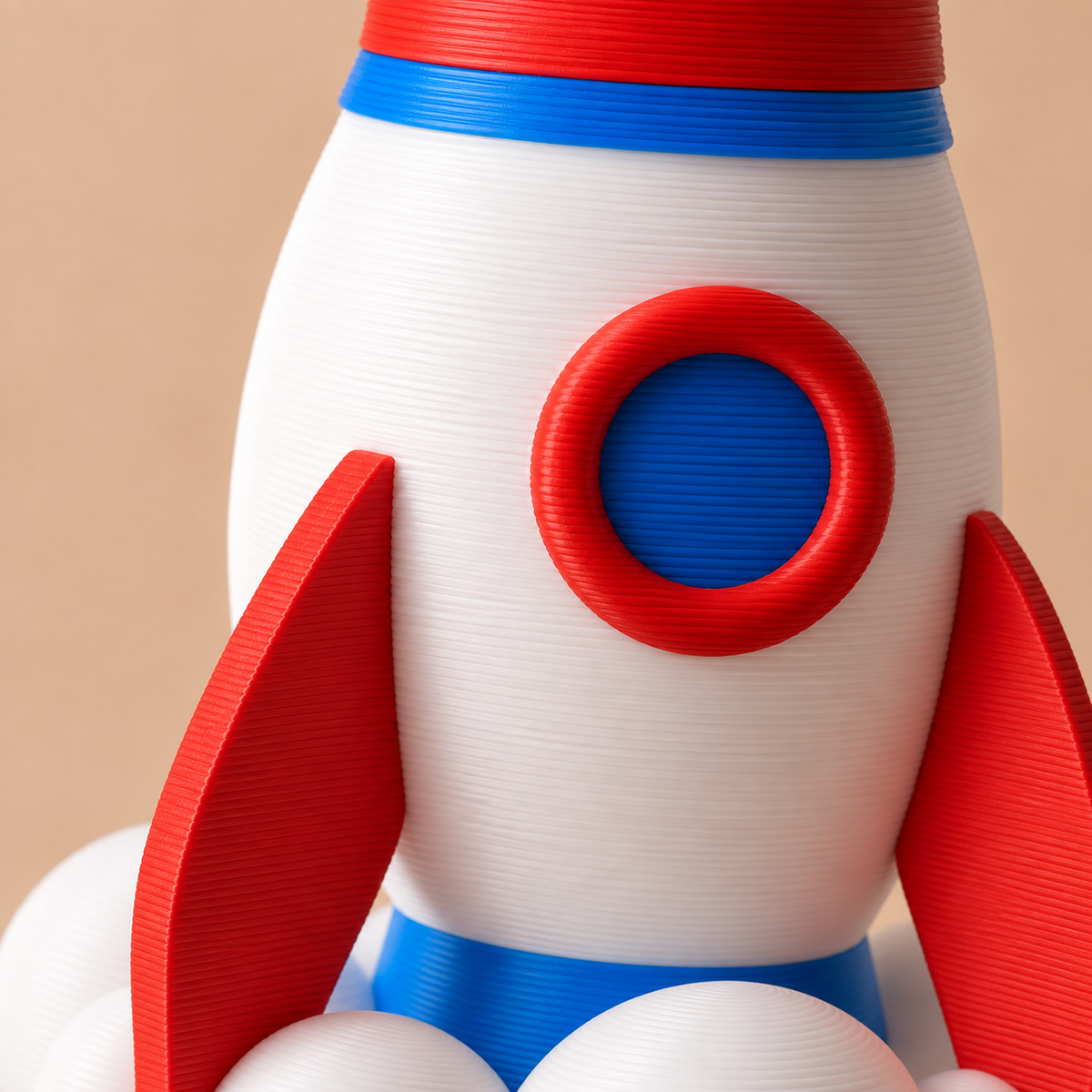 Rocket Vase – texture detail