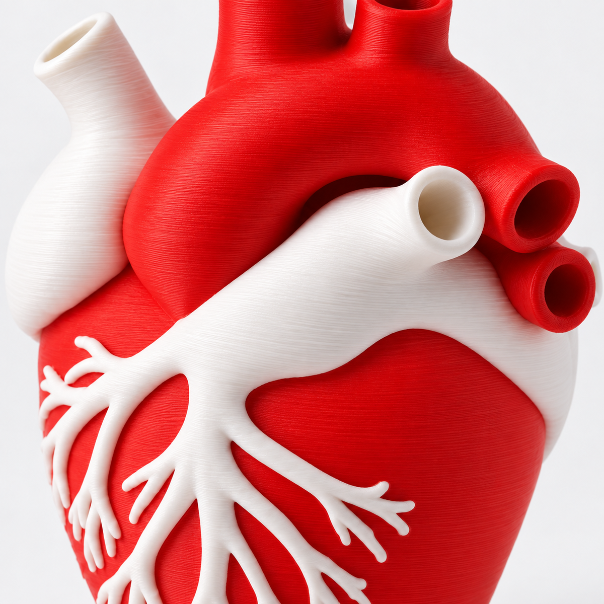 Anatomical Heart Vase – texture detail