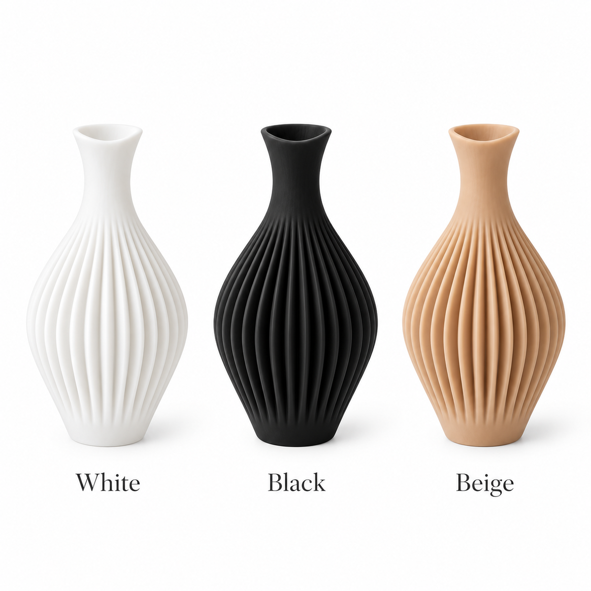 Magnetic Wave Vase – color options