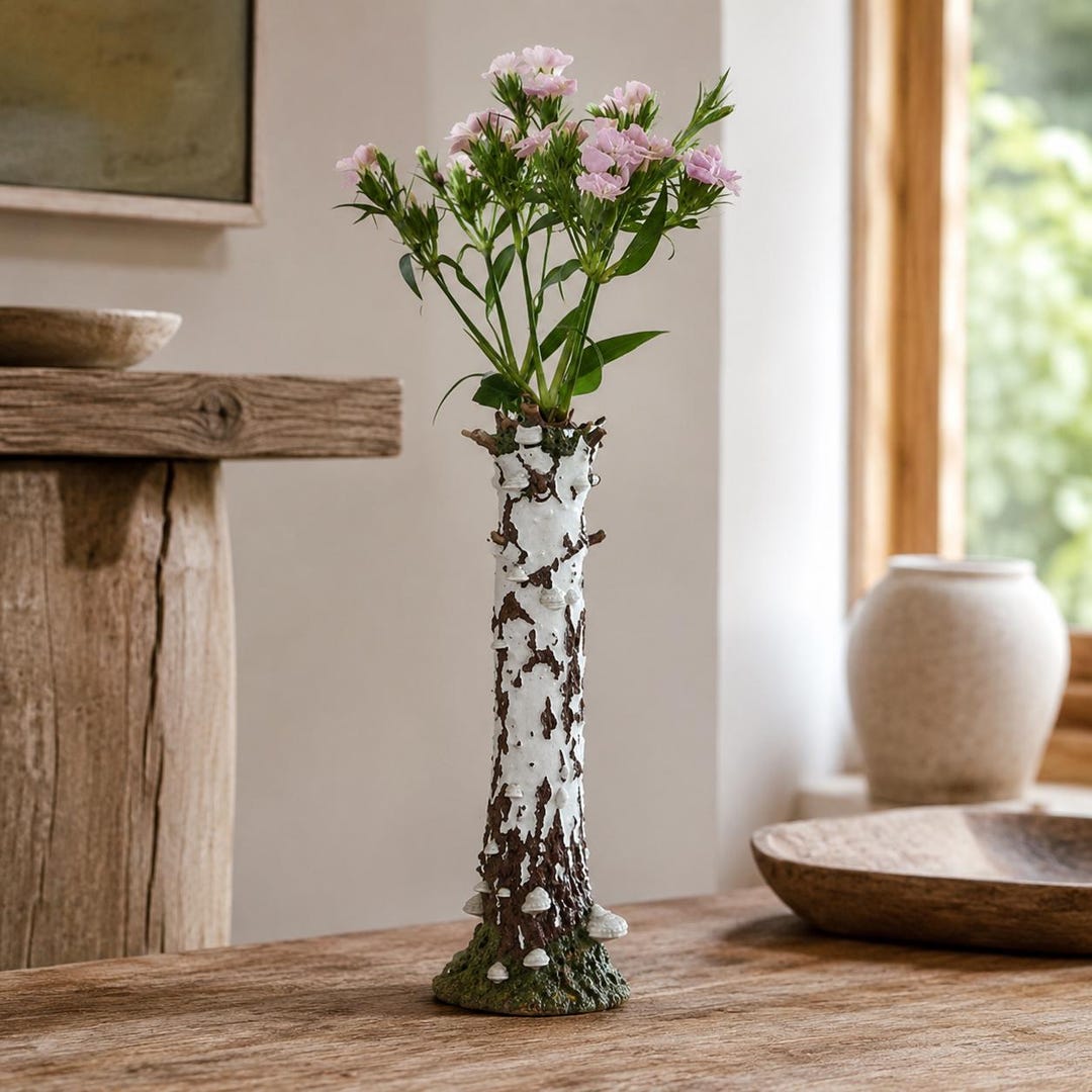 Birch Bark Vase